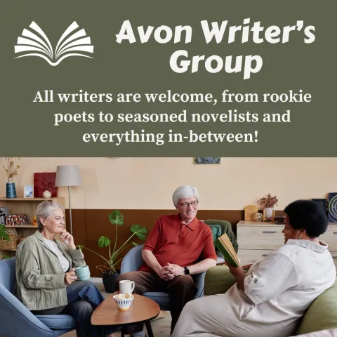 Avon Writers Group default image- all writers are welcome, from beginners to seasoned professionals. 